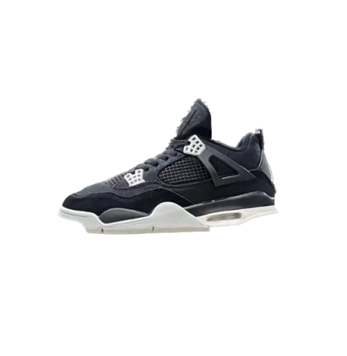 کتونی جردن 4 رترو اس ای کنواس مشکی Air Jordan 4 Retro SE Black Canvas