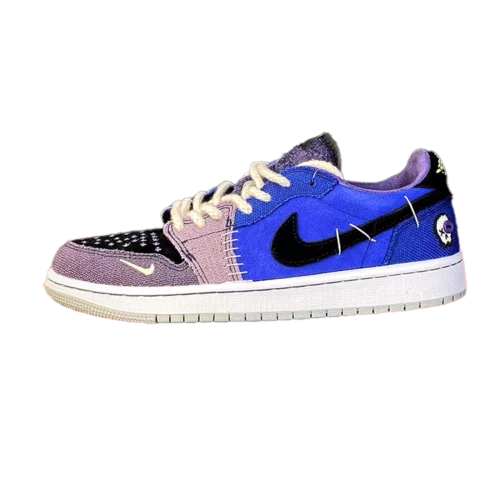 کتونی جردن 1 لو زایون وودو آبی Jordan 1 Low Zion Voodoo Blue - تصویر 2