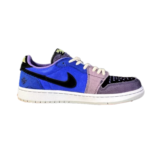 کتونی جردن 1 لو زایون وودو آبی Jordan 1 Low Zion Voodoo Blue - تصویر 3