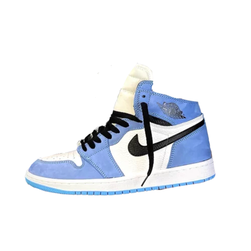 کتونی جردن 1 آبی یونیورسیتی بلو Jordan 1 Retro High OG University Blue