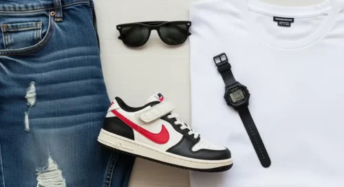 اکسسوری ها با کتونی جردن جامپ من جک تی ار ترویس اسکات یونی ورسیتی رد