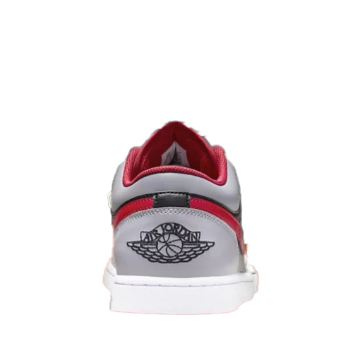 کتونی جردن 1 لو سمنت گری فایر رد Jordan 1 Low Cement Grey Fire Red - تصویر 2