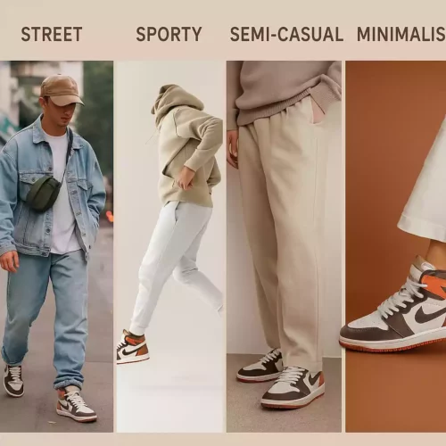 بهترین استایل ها همراه کتونی جردن 1 داستی کلی