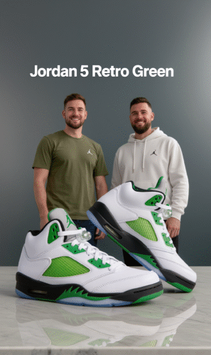 کتونی جردن ۵ رترو گرین بین2