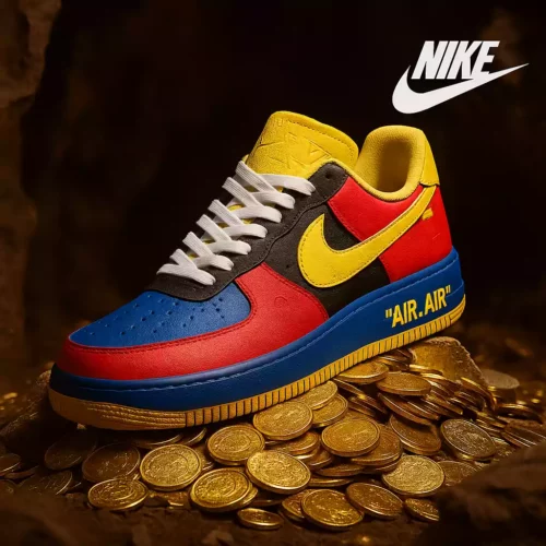 1ارزش خرید کتونی نایک ایرفورس لویی ویتون چهار رنگ برای کلکسیون دارا