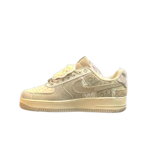 کتونی نایک ایرفورس مدل Air force 1 Cactus Jack TD gray
