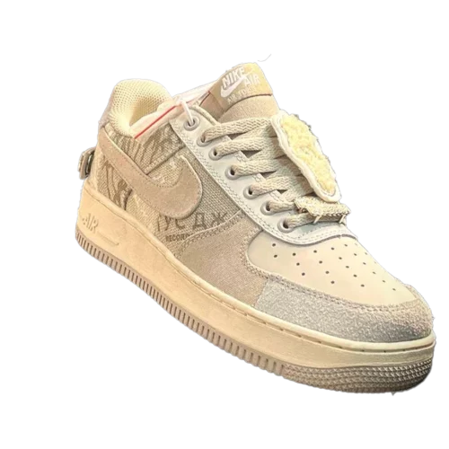 کتونی نایک ایرفورس مدل Air force 1 Cactus Jack TD gray - تصویر 3