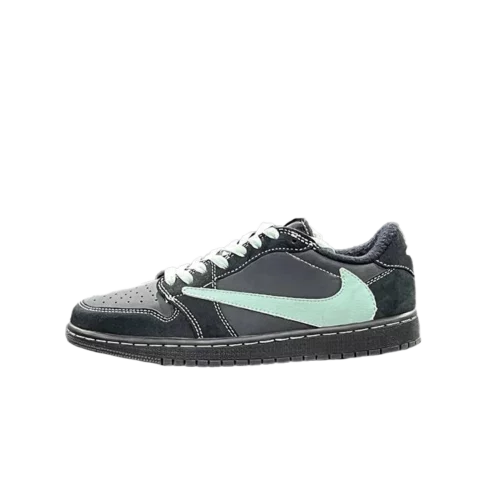 کتونی نایک تراویس اسکات بلک فانتوم مدل Jordan 1 low Travis Scott black phantom