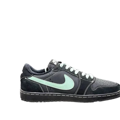 کتونی نایک تراویس اسکات بلک فانتوم مدل Jordan 1 low Travis Scott black phantom - تصویر 2