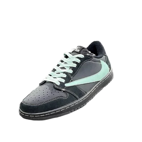 کتونی نایک تراویس اسکات بلک فانتوم مدل Jordan 1 low Travis Scott black phantom - تصویر 3