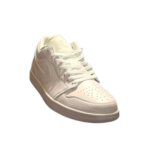 کتونی نایک جردن 1 تریپل وایت مدل Jordan 1 low tripel white - تصویر 4