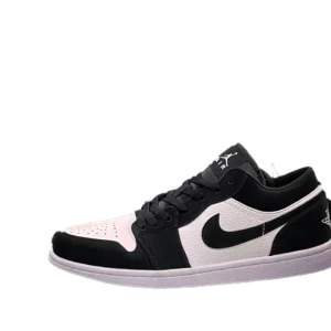 کتونی نایک جردن 1 پاندا سفید مشکی مدل Jordan 1 off swooshed panda