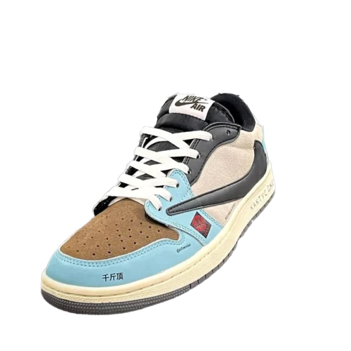 کتونی نایک جردن مدل Jordan 1 travis costum - تصویر 4