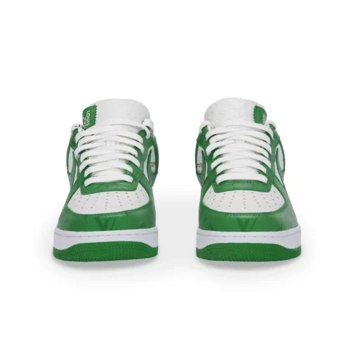 کتونی نایک ایرفورس لویی ویتون سبز مدل Nike Air force Louis vuitton green - تصویر 4