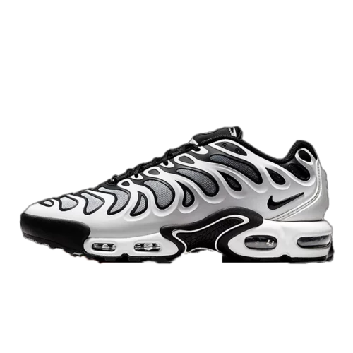 کتونی نایک ایر مکس پلاس متالیک سیلور Nike Air Max Plus Drift White Black Metallic Silver