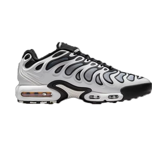 کتونی نایک ایر مکس پلاس متالیک سیلور Nike Air Max Plus Drift White Black Metallic Silver - تصویر 2