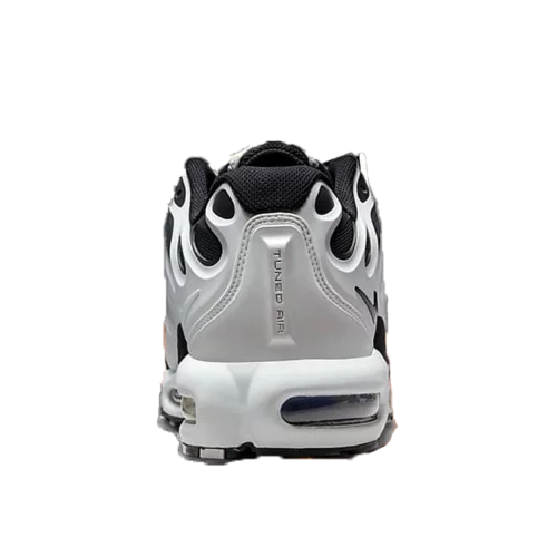 کتونی نایک ایر مکس پلاس متالیک سیلور Nike Air Max Plus Drift White Black Metallic Silver - تصویر 3