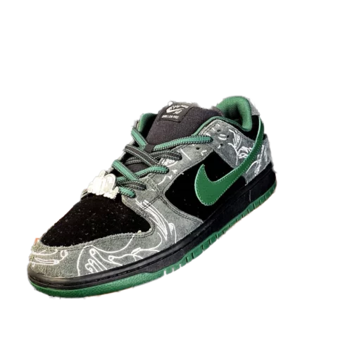کتونی نایک مدل اس بی آنتراسیت و گرج گرین Nike SB Dunk Low Pro x There Anthracite and Gorge Green - تصویر 4