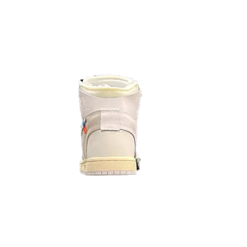 کتونی نایک جردن 1 آف وایت سیل مدل Jordan 1 off white white sail - تصویر 3