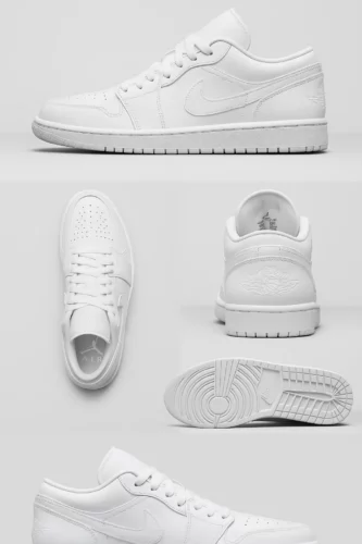 معرفی کتونی نایک جردن 1 تریپل وایت