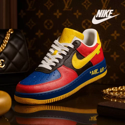 کتونی نایک ایرفورس لویی ویتون چهار رنگ