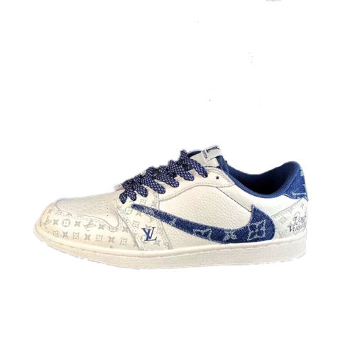 کتونی نایک جردن 1 تراویس لویی ویتون مدل travis Scott x Louis vuitton
