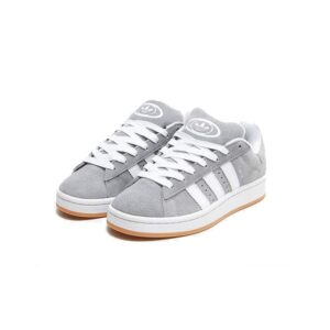 کتونی آدیداس کامپوس سفید طوسی Adidas Campus gray