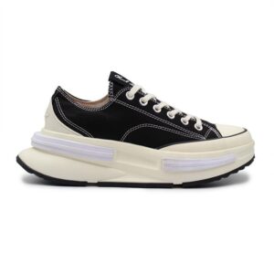 کانورس لگاسی مشکی سفیدکوتاه