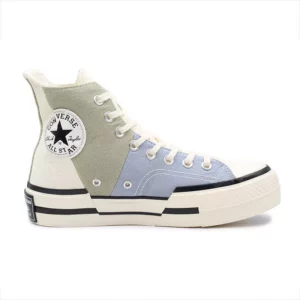 کانورس پلاس 3رنگ ساق بلند(سفید،آبی،سبز)